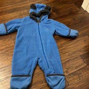 Columbia infant fleece bunting suit